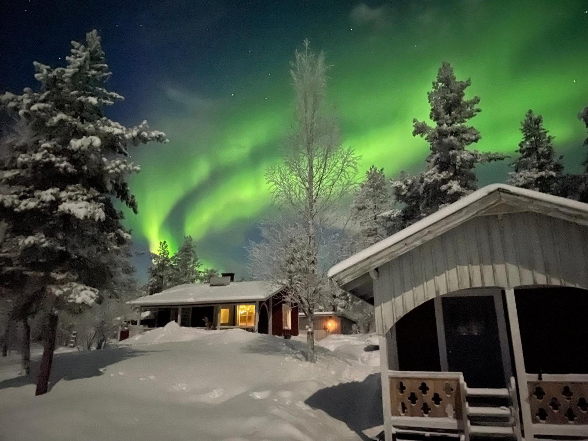 Off-Grid Cabin In Nattavaara Lapland Exterior foto